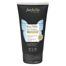 FARFALLA Men, Rosa Pfeffer, Vitalisierendes Dusch-Shampoo