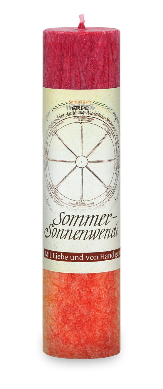 ALLGÄUER HEILKRÄUTER-KERZE Sommer Sonnenwende